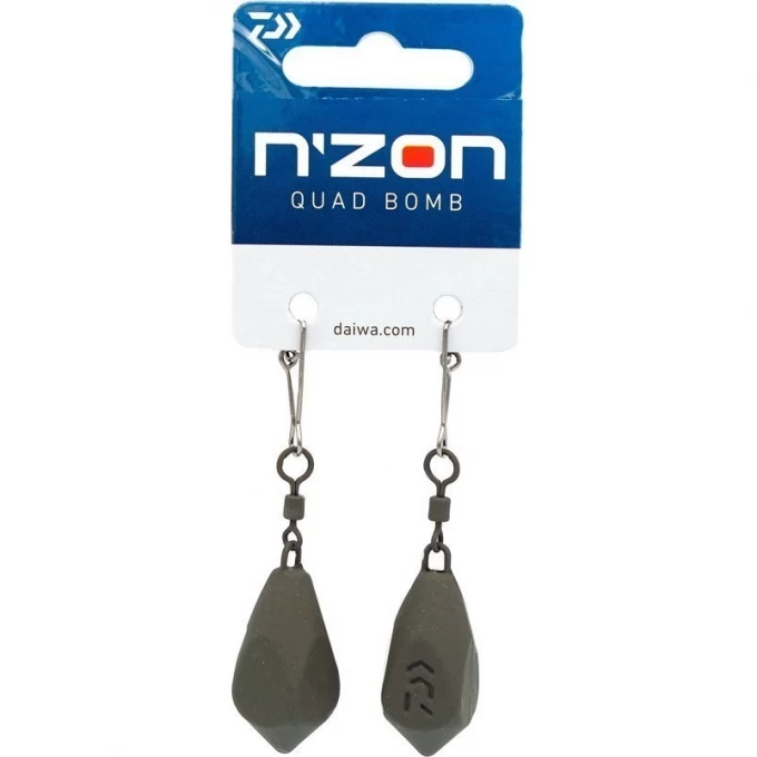 Груз DAIWA N´ZON Quad Bomb 60г 2шт 13365-060 Груз DAIWA N´ZON Quad Bomb 60г 2шт 13365-060