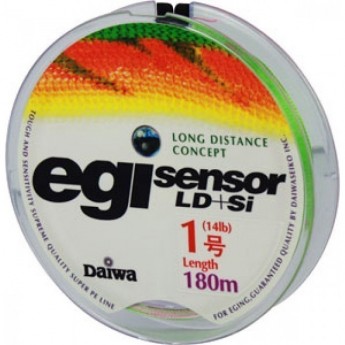 Плетеная леска DAIWA EGI SENSOR LD + SI 0,8-180P 5,5kg ( 180м ) Плетеная леска DAIWA EGI SENSOR LD + SI 0,8-180P 5,5kg ( 180м )