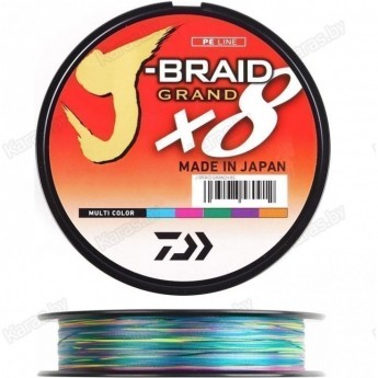 Шнур DAIWA J-BRAID GRAND X8E 300М 0,16ММ MULTI COLOR